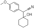 CAS # 93413-76-4, 1-[Cyano-(p-methoxyphenyl)methyl]cyclohexanol, 1-[Cyano(4-methoxyphenyl)methyl]cyclohexanol
